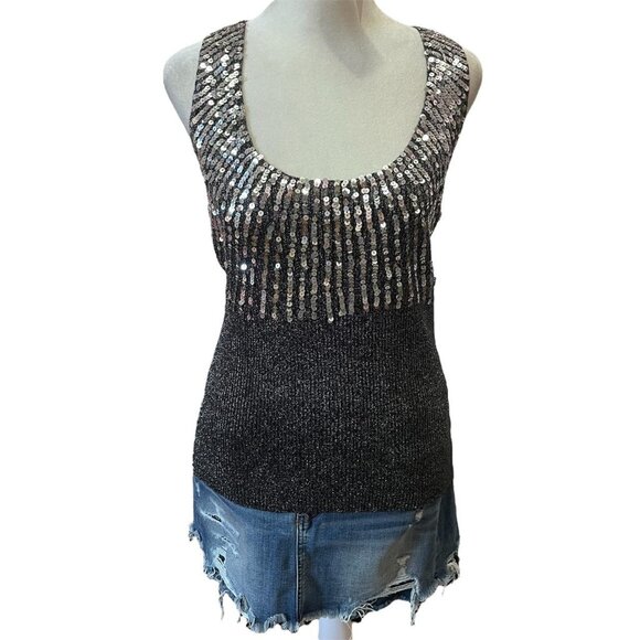 Vintage Le Chateau Sparkly Sequin Tank - Picture 1 of 8